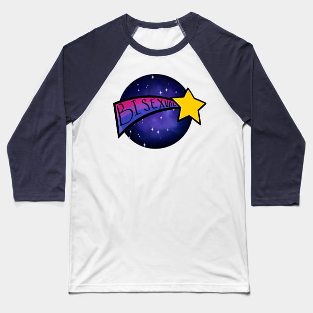 Bi Space Baseball T-Shirt by Momo_Cas99